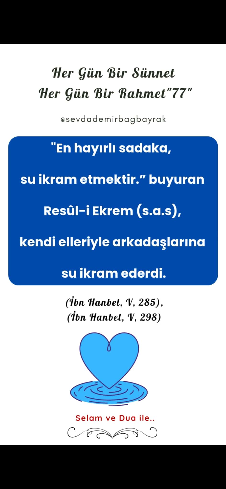 HER GÜN BİR SÜNNET HER GÜN BİR RAHMET 77