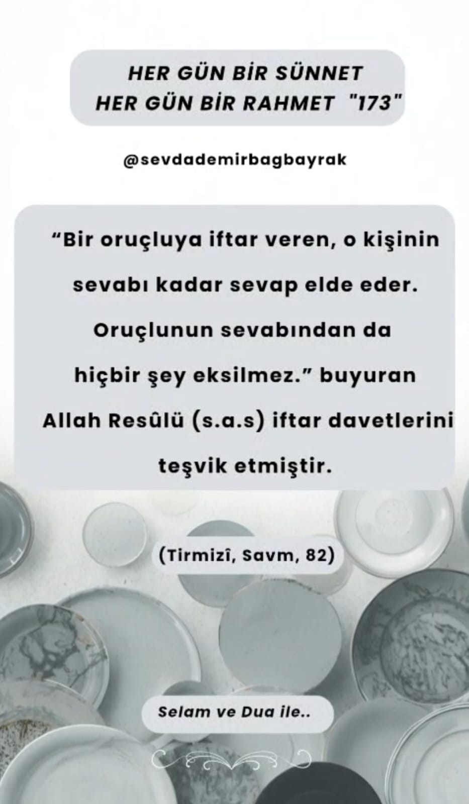 HER GÜN BİR SÜNNET HER GÜN BİR RAHMET 173