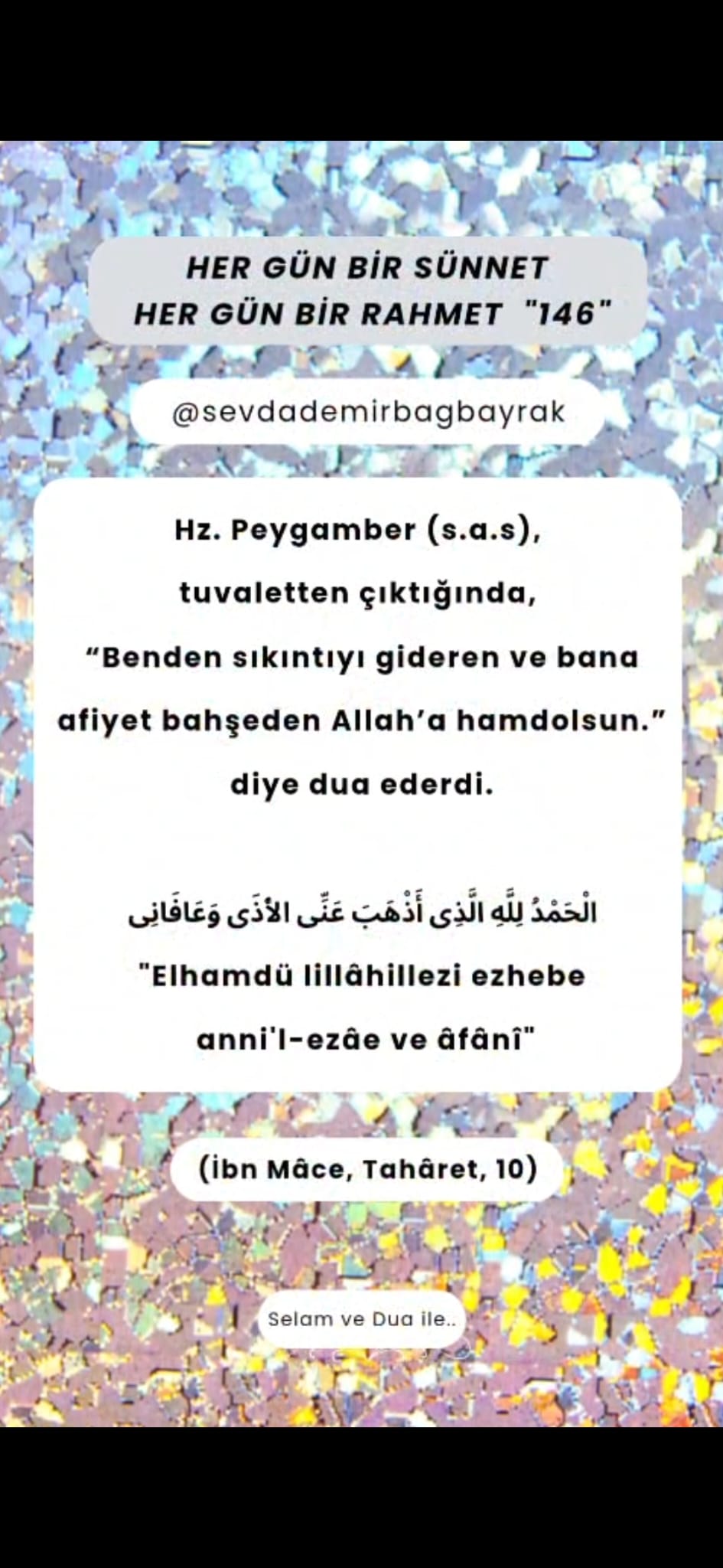 HER GÜN BİR SÜNNET HER GÜN BİR RAHMET 146