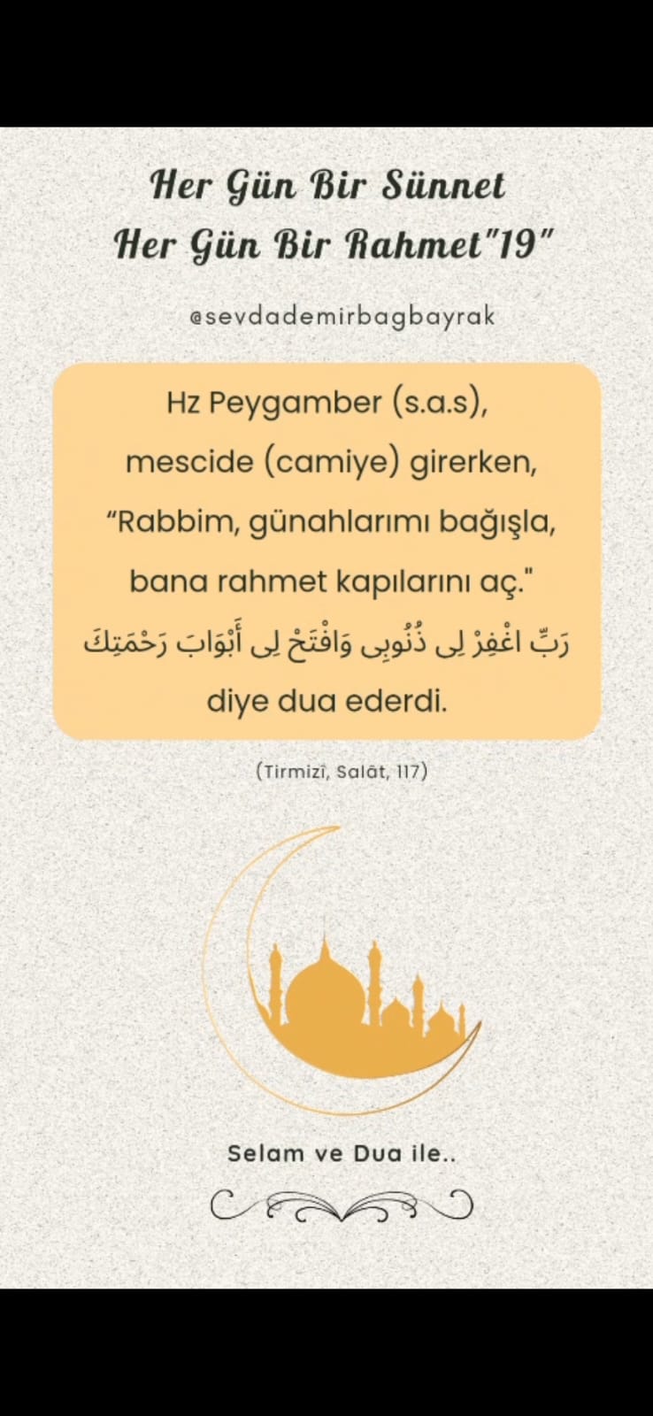 HER GÜN BİR SÜNNET HER GÜN BİR RAHMET 19