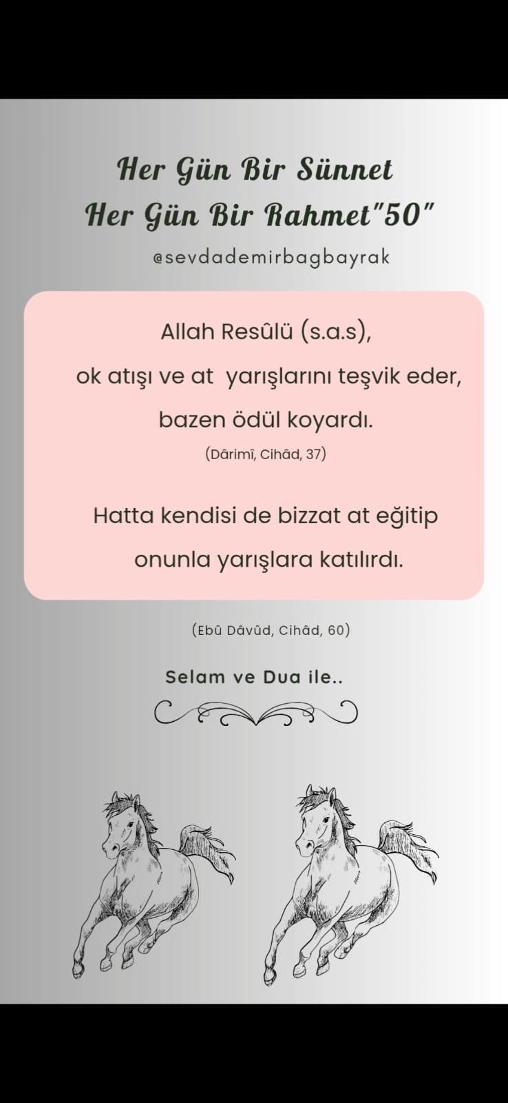 HER GÜN BİR SÜNNET HER GÜN BİR RAHMET 50