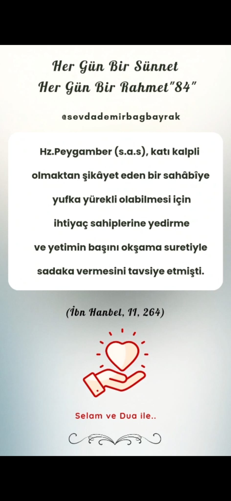 HER GÜN BİR SÜNNET HER GÜN BİR RAHMET 84