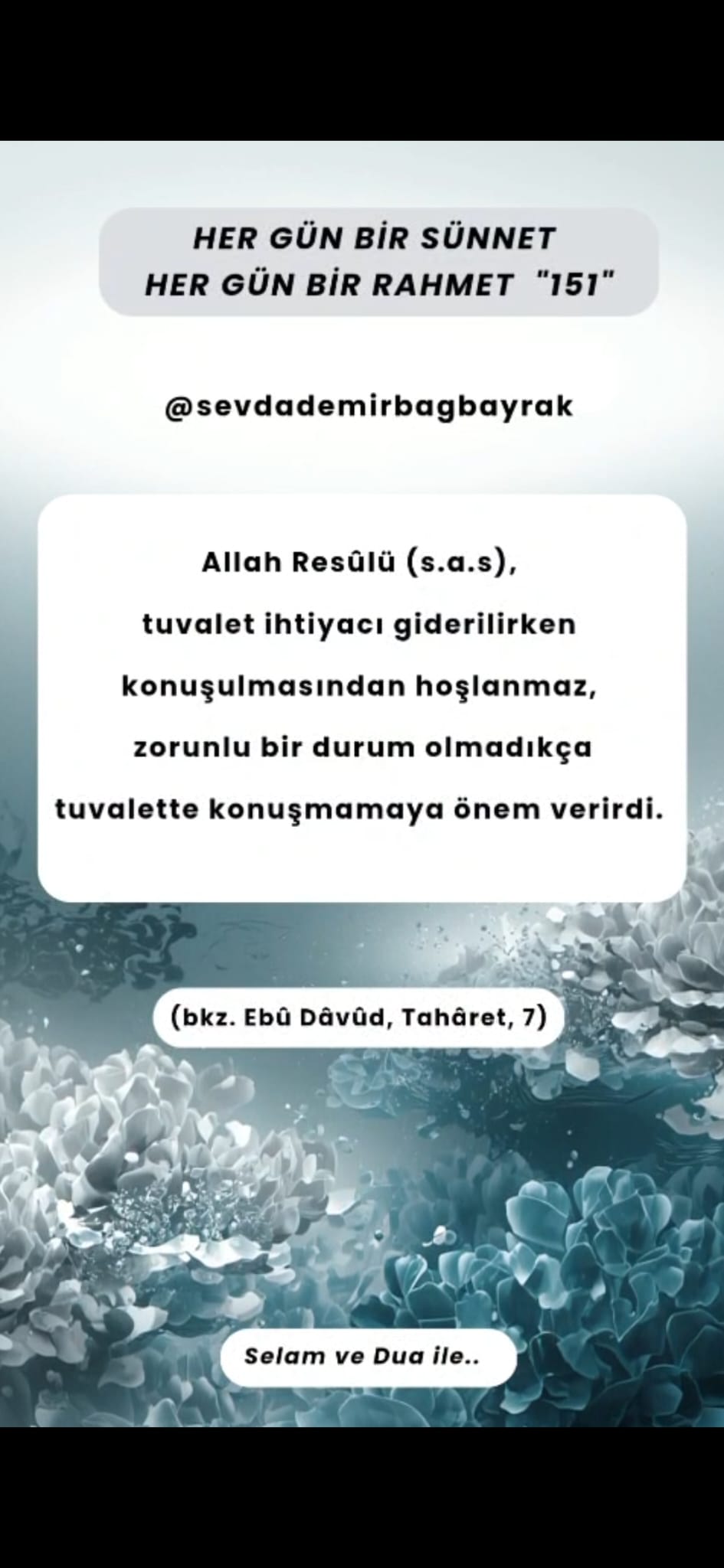 HER GÜN BİR SÜNNET HER GÜN BİR RAHMET 151