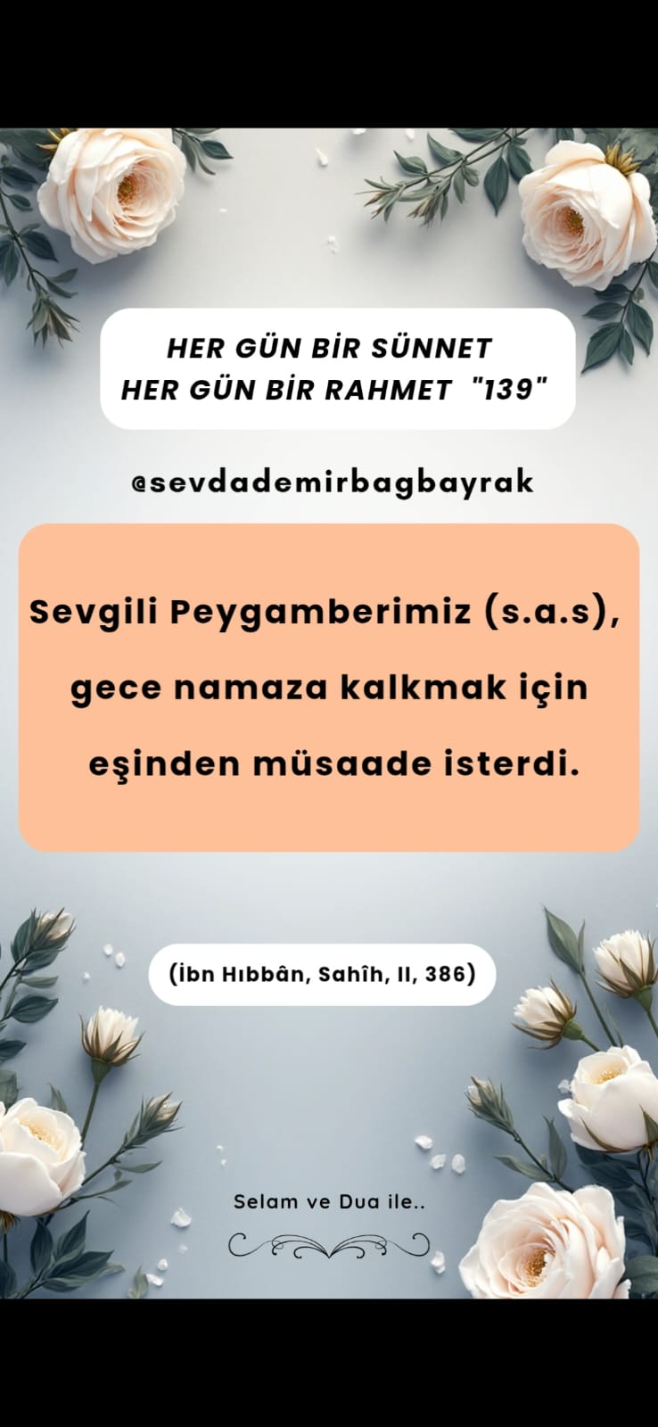 HER GÜN BİR SÜNNET HER GÜN BİR RAHMET 139
