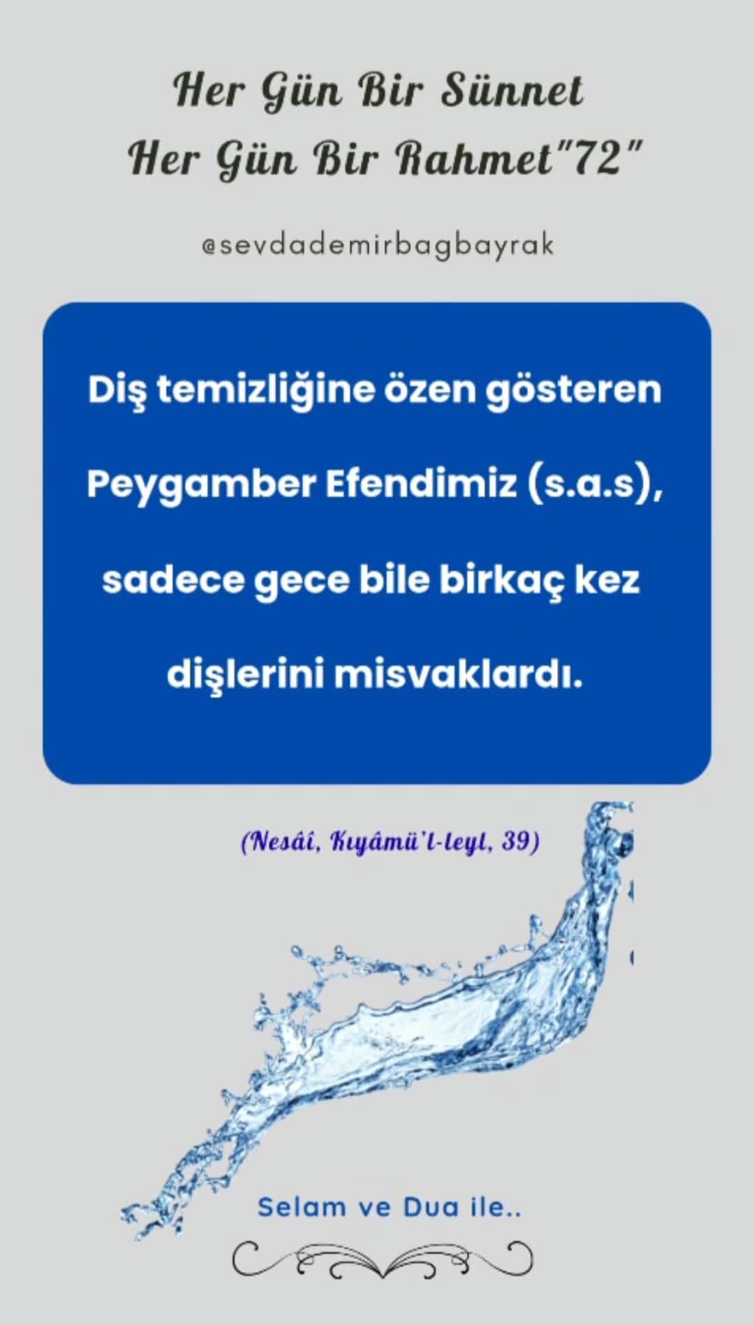 HER GÜN BİR SÜNNET HER GÜN BİR RAHMET 72