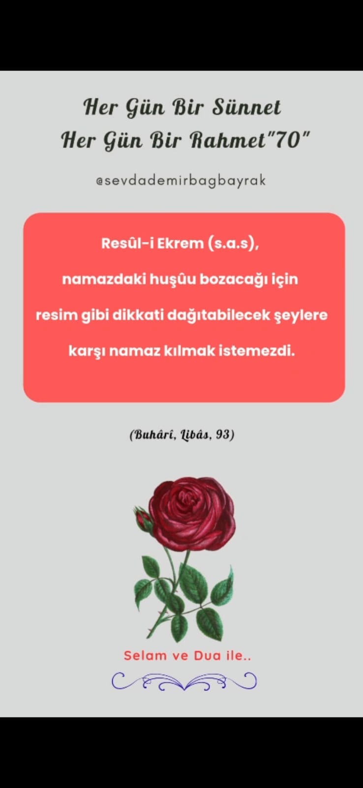 HER GÜN BİR SÜNNET HER GÜN BİR RAHMET 70