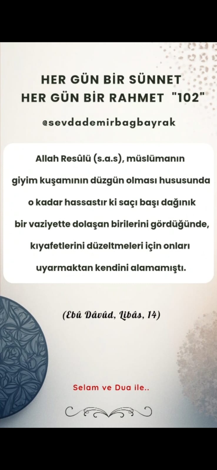 HER GÜN BİR SÜNNET HER GÜN BİR RAHMET 102