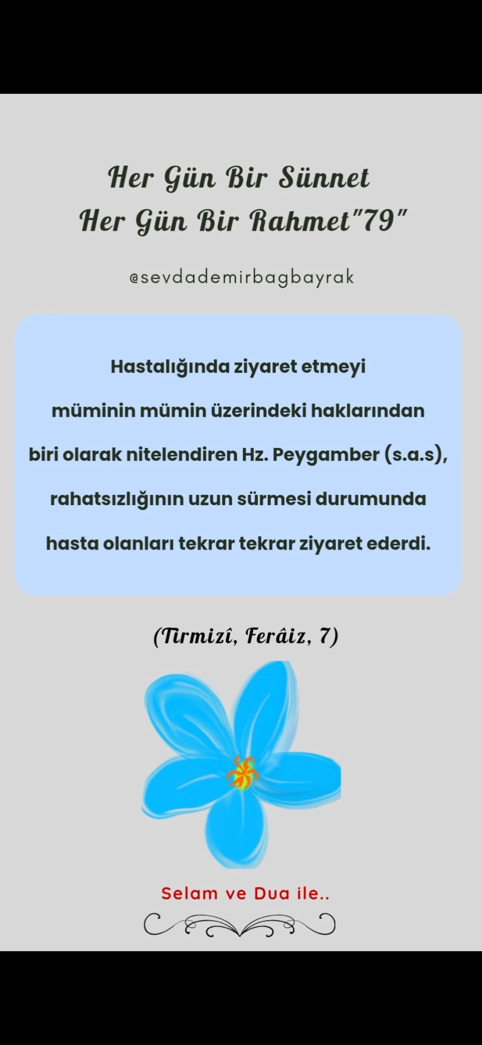HER GÜN BİR SÜNNET HER GÜN BİR RAHMET 79