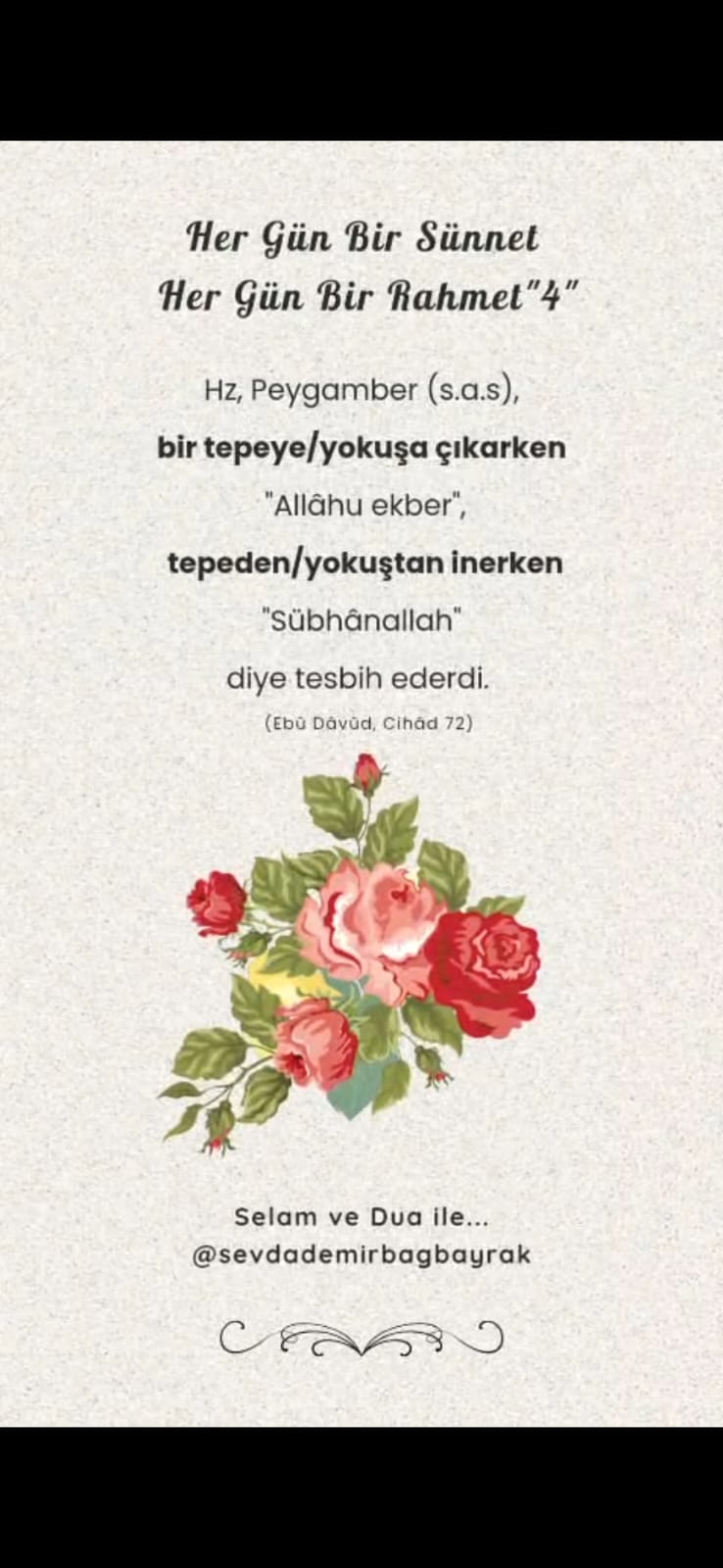 HER GÜN BİR SÜNNET  HER GÜN BİR RAHMET 4