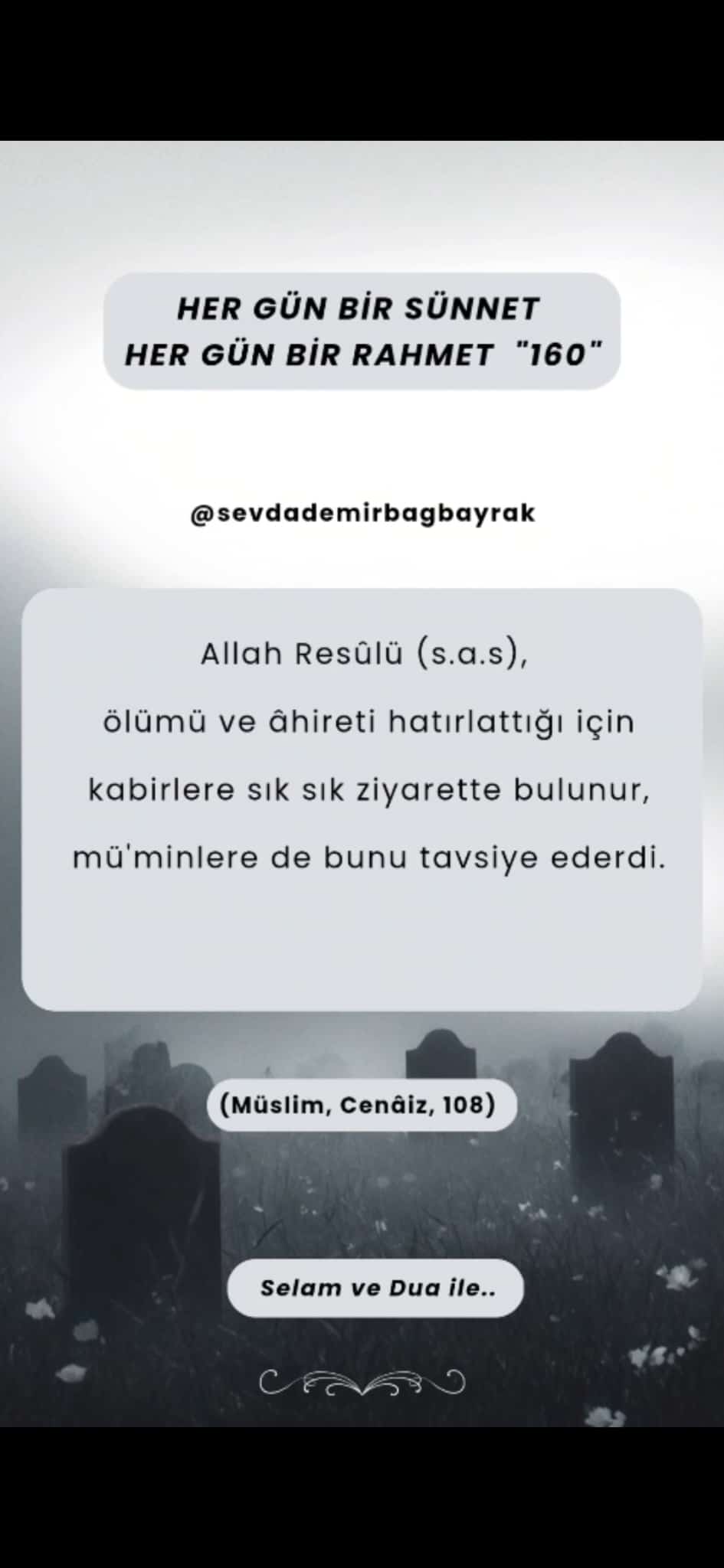 HER GÜN BİR SÜNNET HER GÜN BİR RAHMET 160