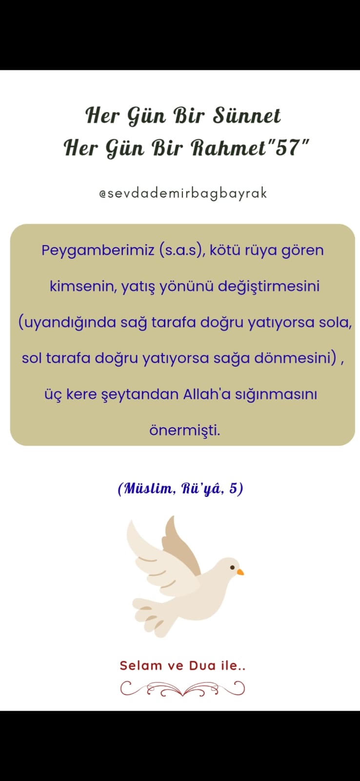 HER GÜN BİR SÜNNET HER GÜN BİR RAHMET 57