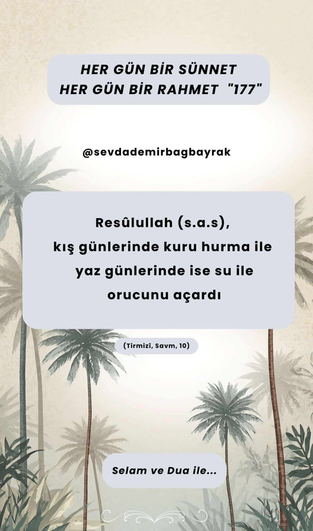 HER GÜN BİR SÜNNET HER GÜN BİR RAHMET 177
