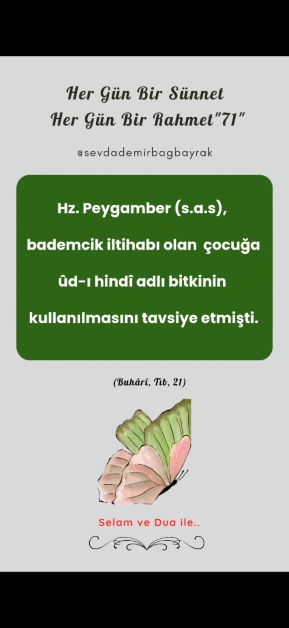 HER GÜN BİR SÜNNET HER GÜN BİR RAHMET 71