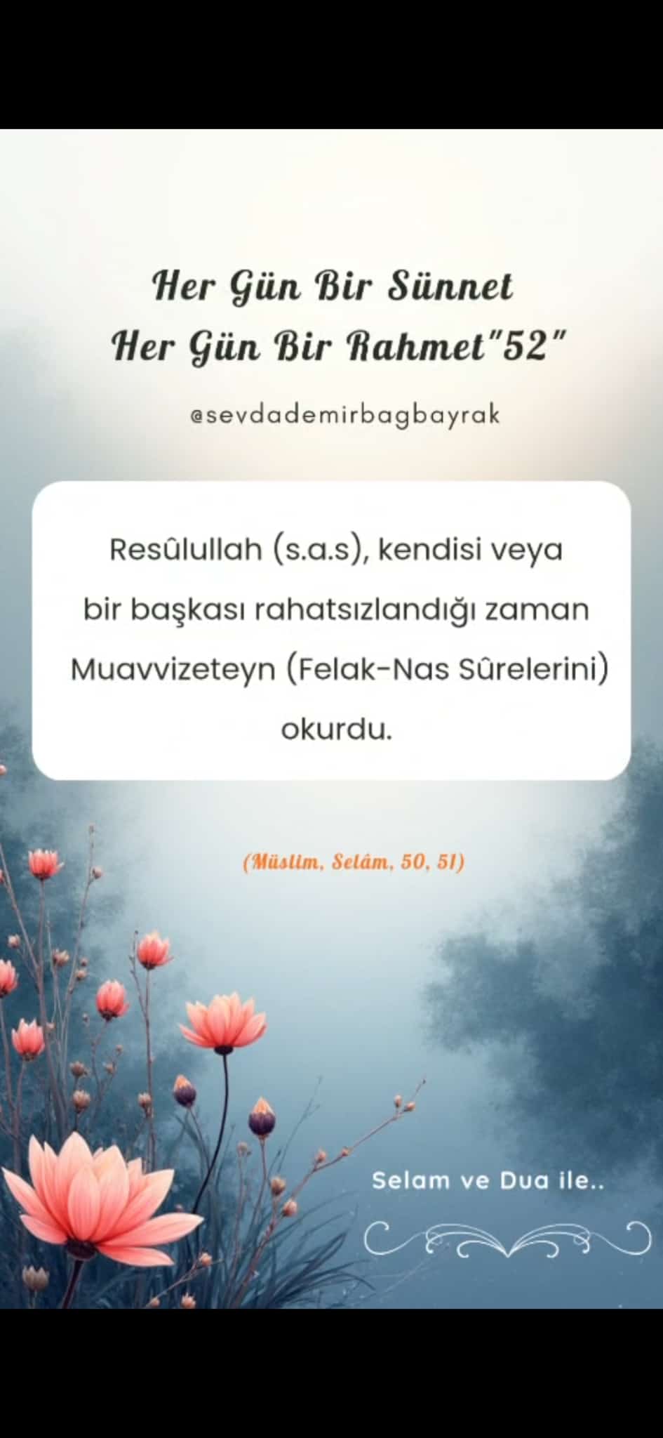 HER GÜN BİR SÜNNET HER GÜN BİR RAHMET 52