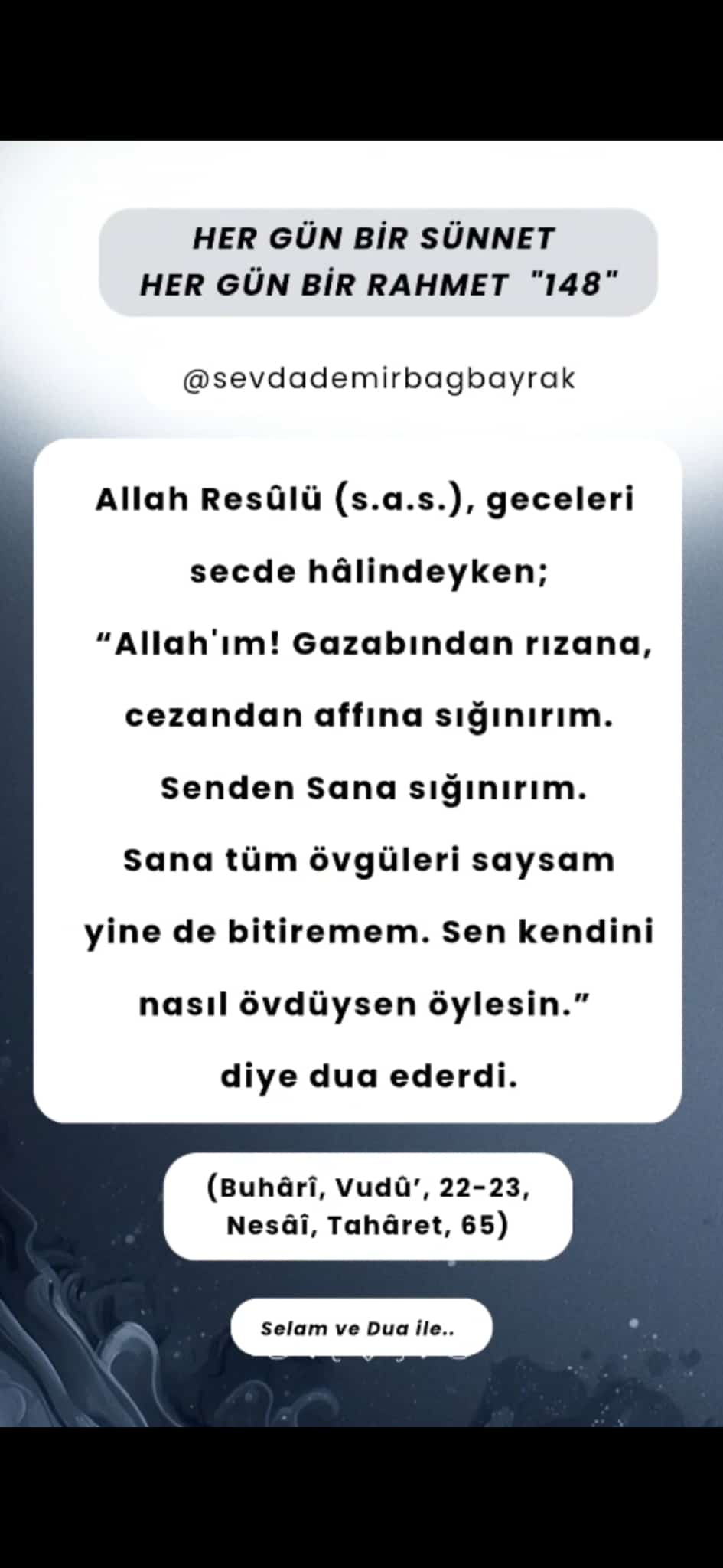 HER GÜN BİR SÜNNET HER GÜN BİR RAHMET 148