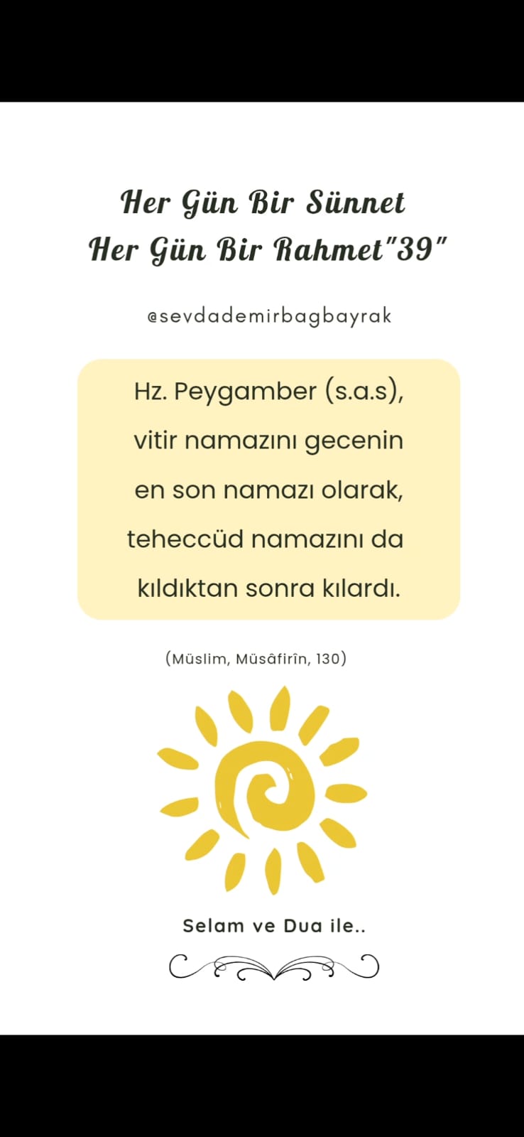 HER GÜN BİR SÜNNET HER GÜN BİR RAHMET 397