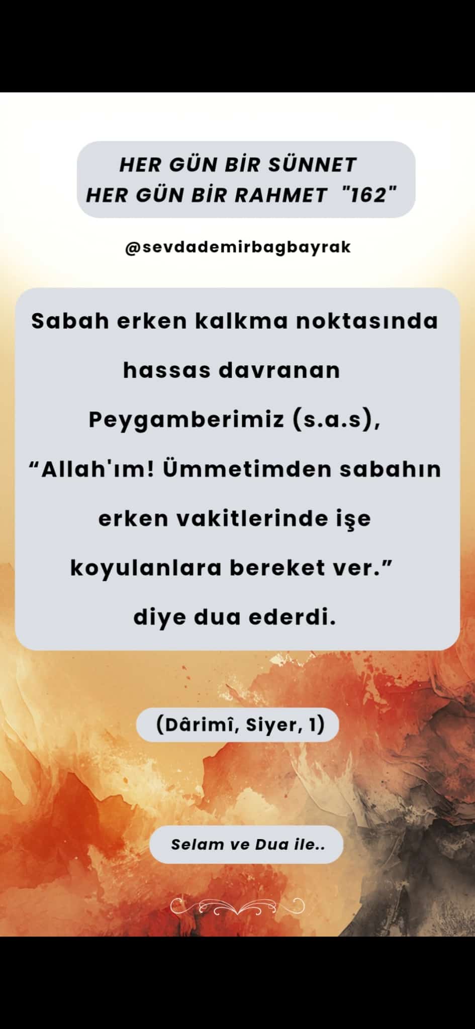 HER GÜN BİR SÜNNET HER GÜN BİR RAHMET 162