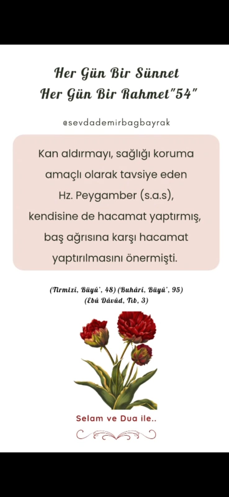 HER GÜN BİR SÜNNET HER GÜN BİR RAHMET 54
