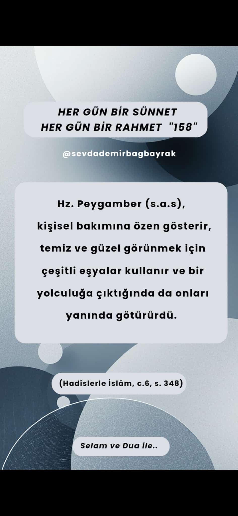 HER GÜN BİR SÜNNET HER GÜN BİR RAHMET 158