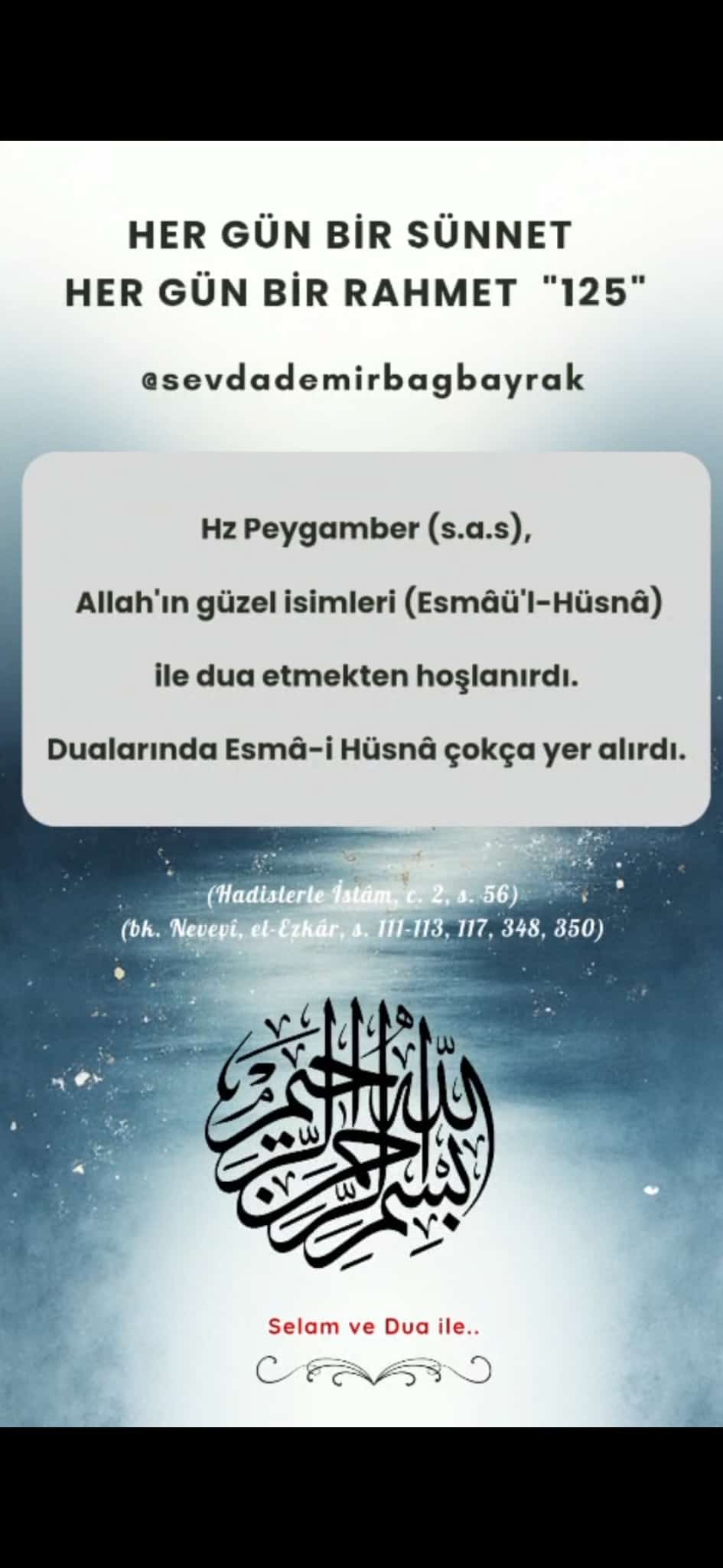 HER GÜN BİR SÜNNET HER GÜN BİR RAHMET 125