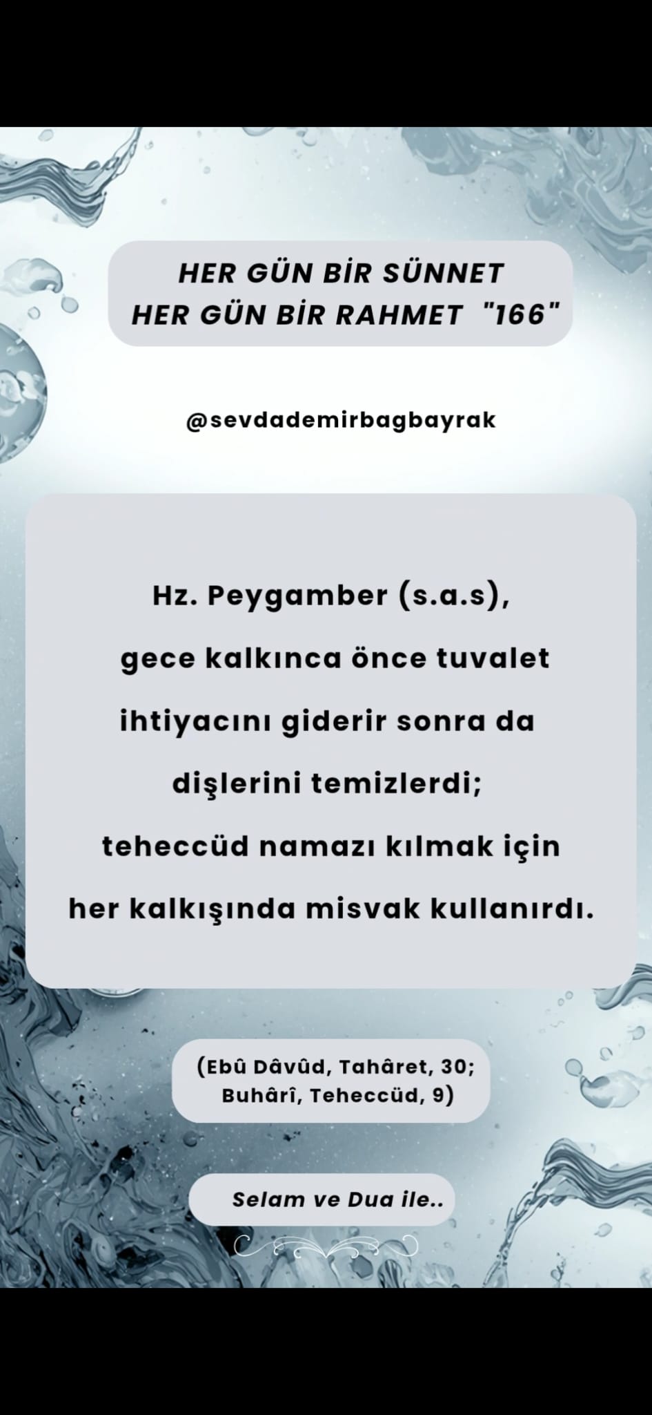 HER GÜN BİR SÜNNET HER GÜN BİR RAHMET 166