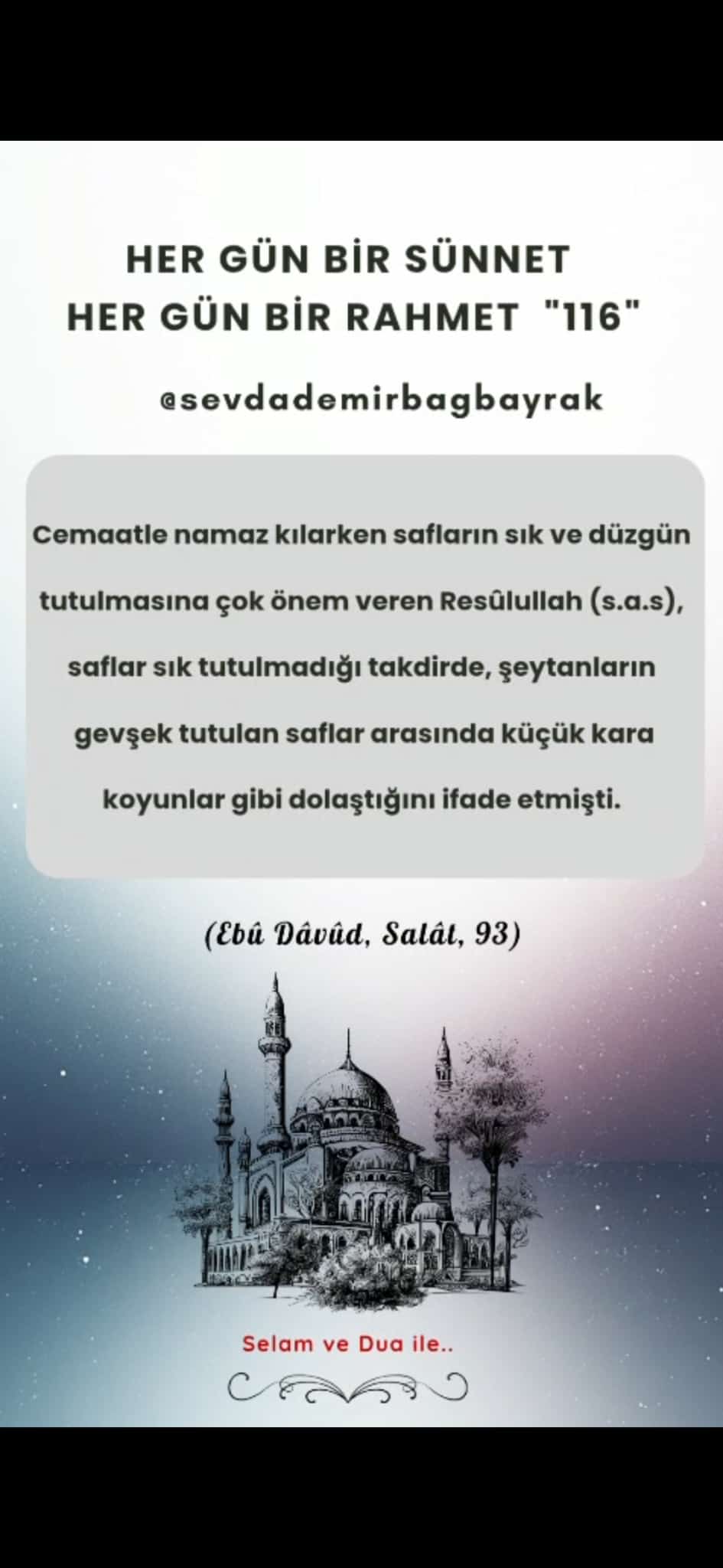 HER GÜN BİR SÜNNET HER GÜN BİR RAHMET 116