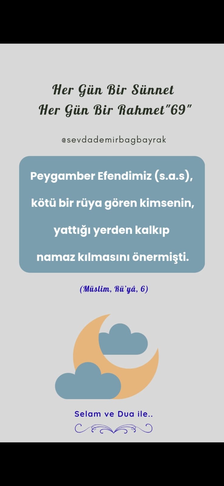 HER GÜN BİR SÜNNET HER GÜN BİR RAHMET 69