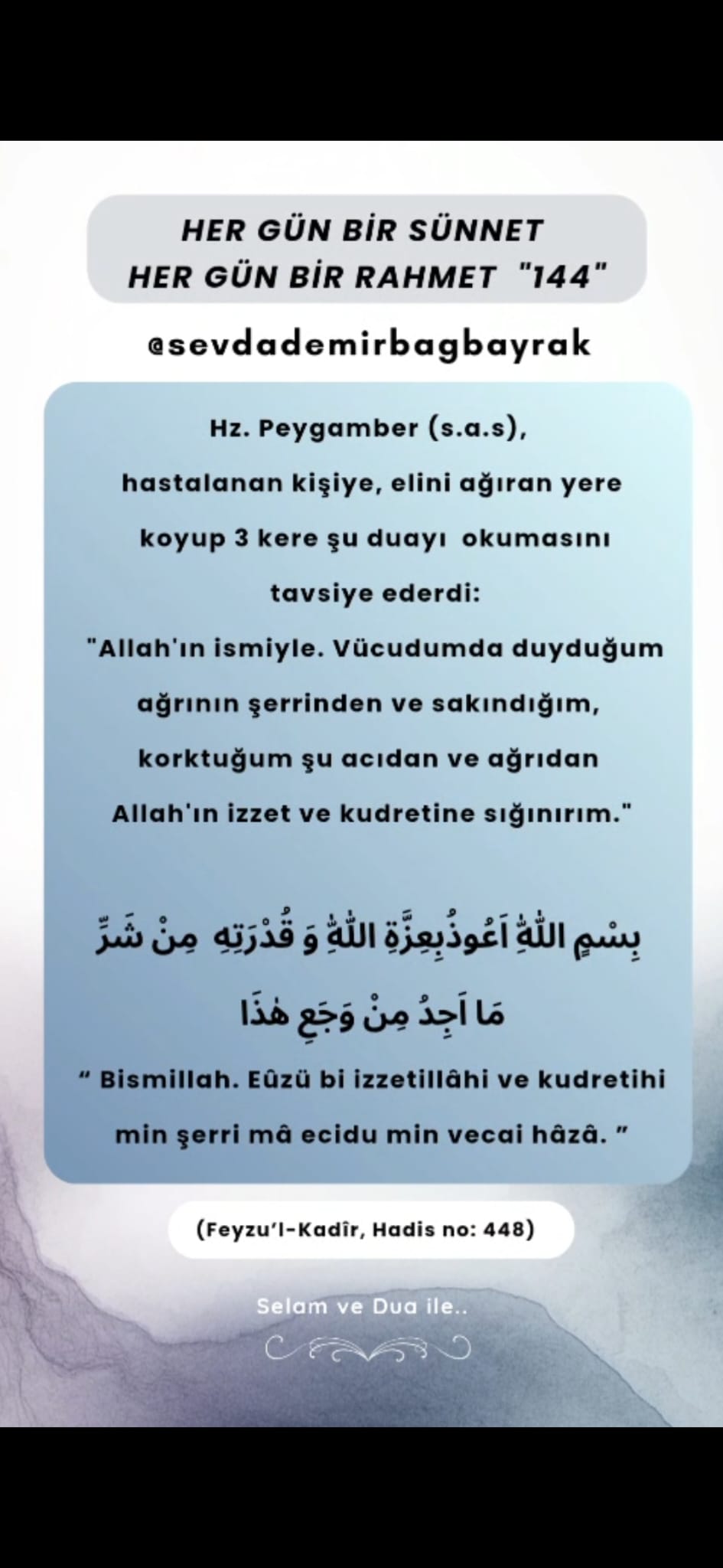 HER GÜN BİR SÜNNET HER GÜN BİR RAHMET 144