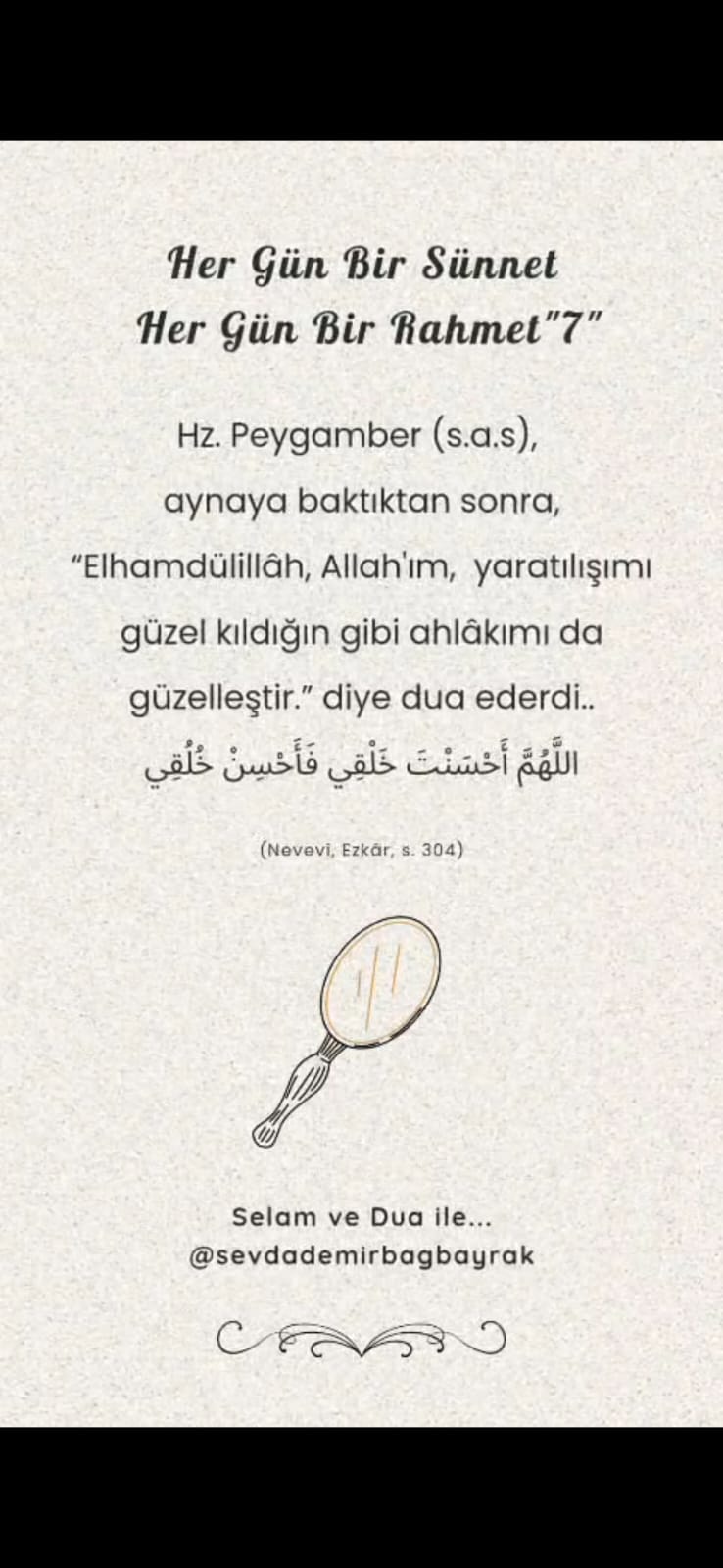 HER GÜN BİR SÜNNET  HER GÜN BİR RAHMET 7