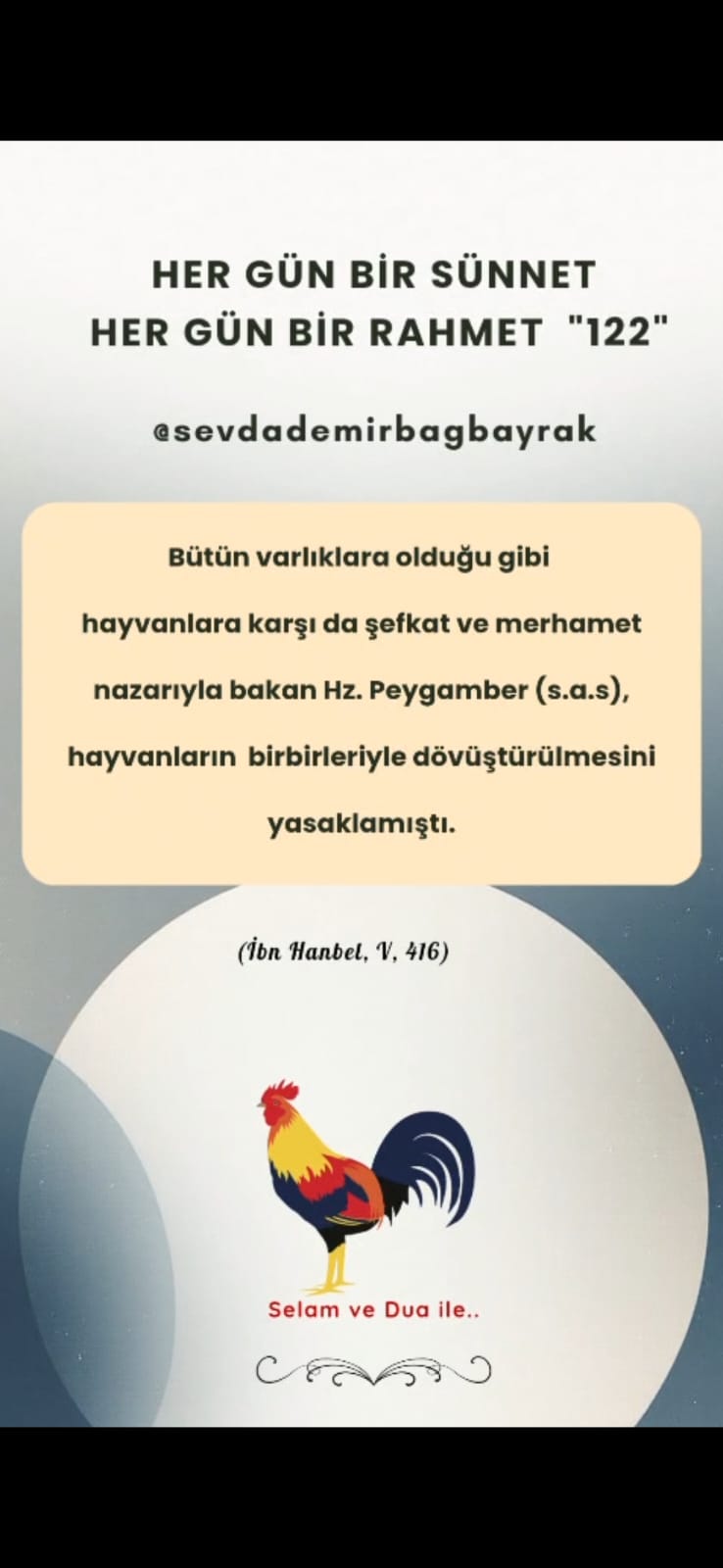 HER GÜN BİR SÜNNET HER GÜN BİR RAHMET 122