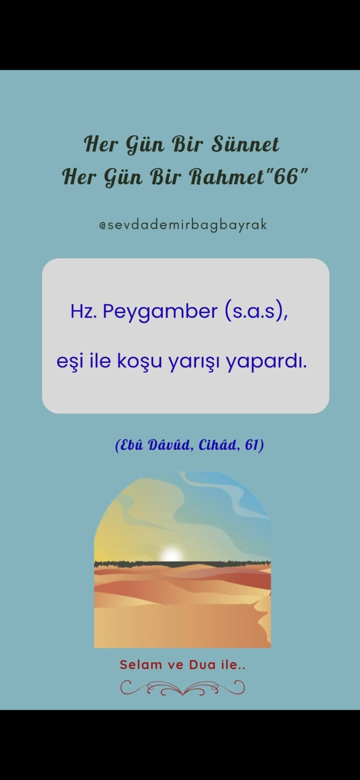 HER GÜN BİR SÜNNET HER GÜN BİR RAHMET 66