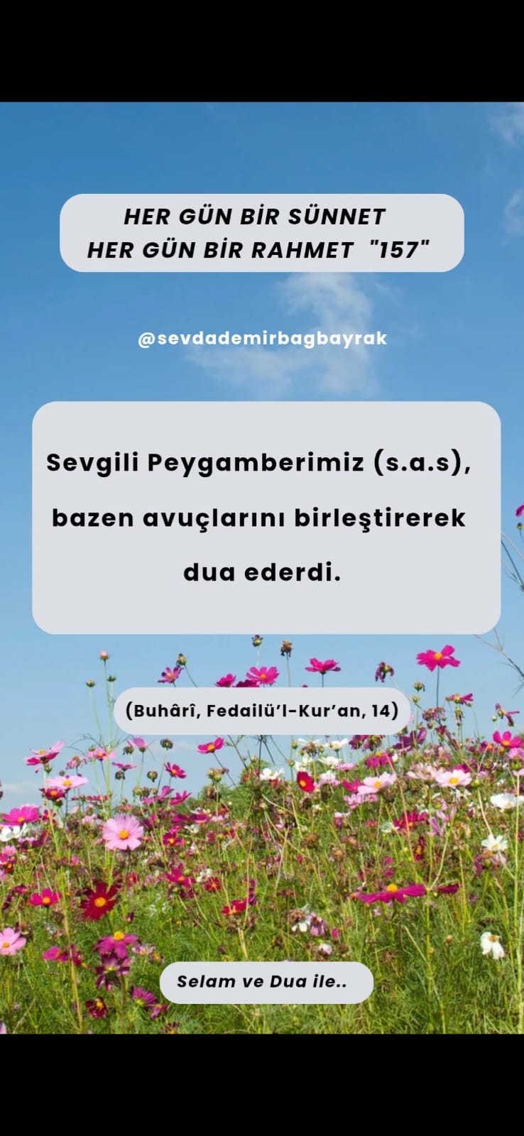 HER GÜN BİR SÜNNET HER GÜN BİR RAHMET 157
