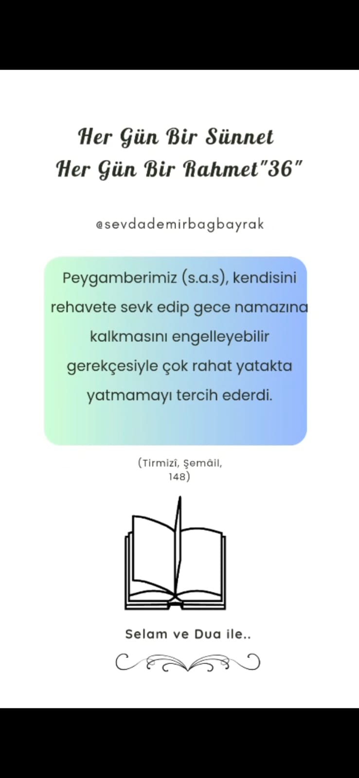 HER GÜN BİR SÜNNET HER GÜN BİR RAHMET 36