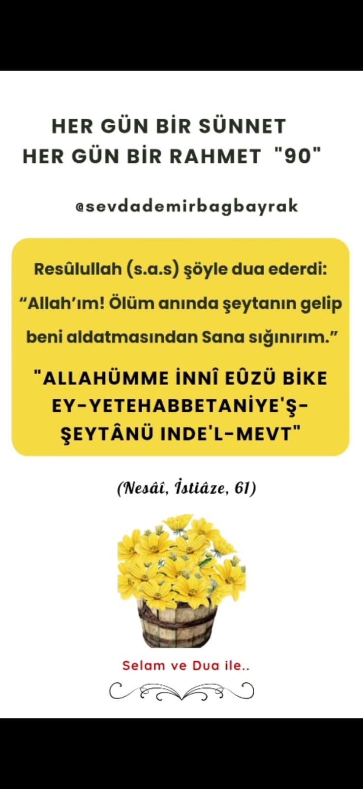 HER GÜN BİR SÜNNET HER GÜN BİR RAHMET 90