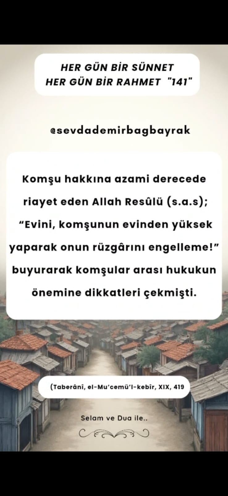 HER GÜN BİR SÜNNET HER GÜN BİR RAHMET 141