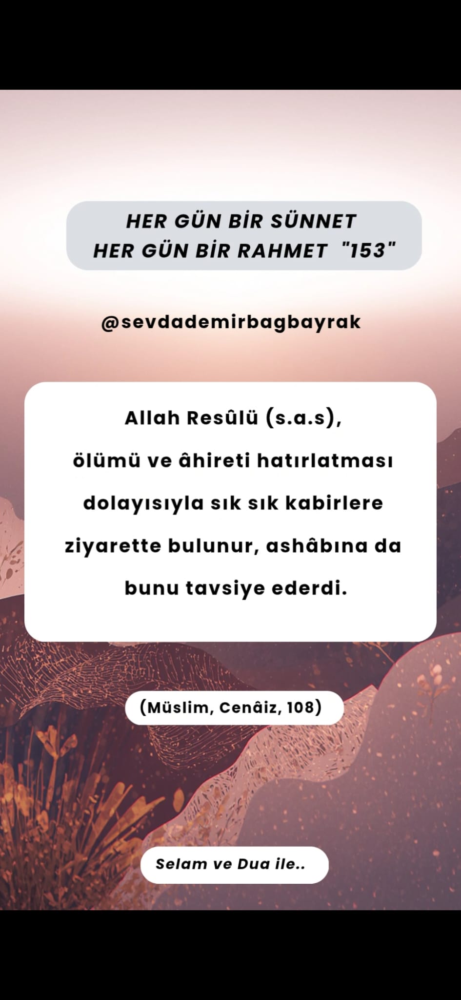 HER GÜN BİR SÜNNET  HER GÜN BİR RAHMET 153