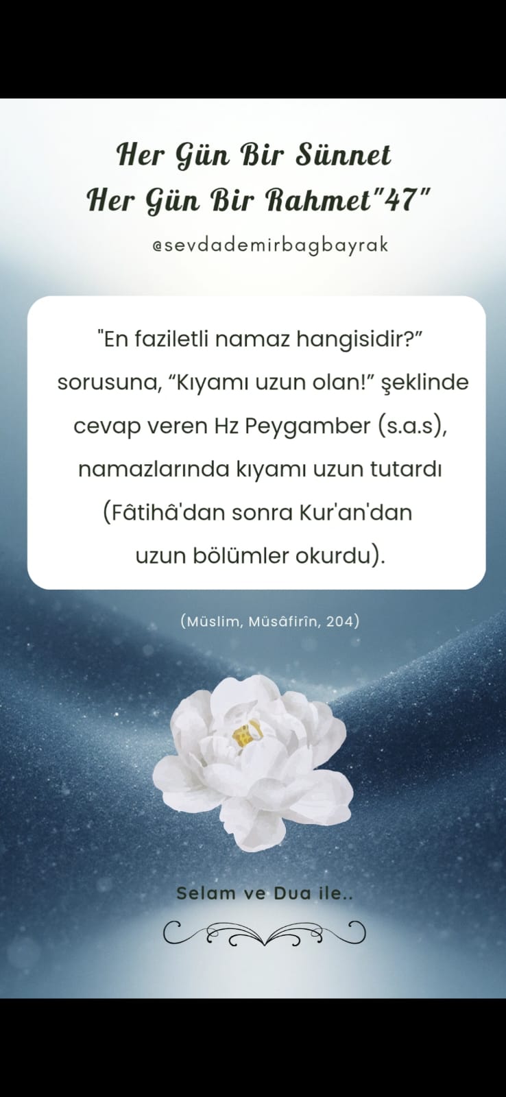 HER GÜN BİR SÜNNET HER GÜN BİR RAHMET 47