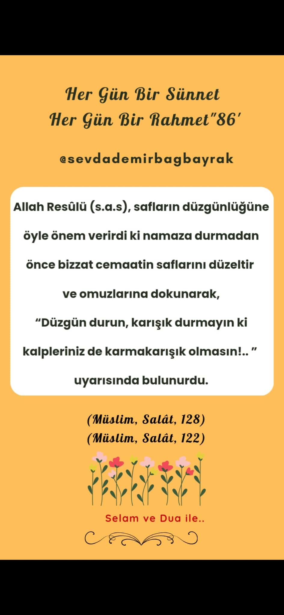 HER GÜN BİR SÜNNET HER GÜN BİR RAHMET 86